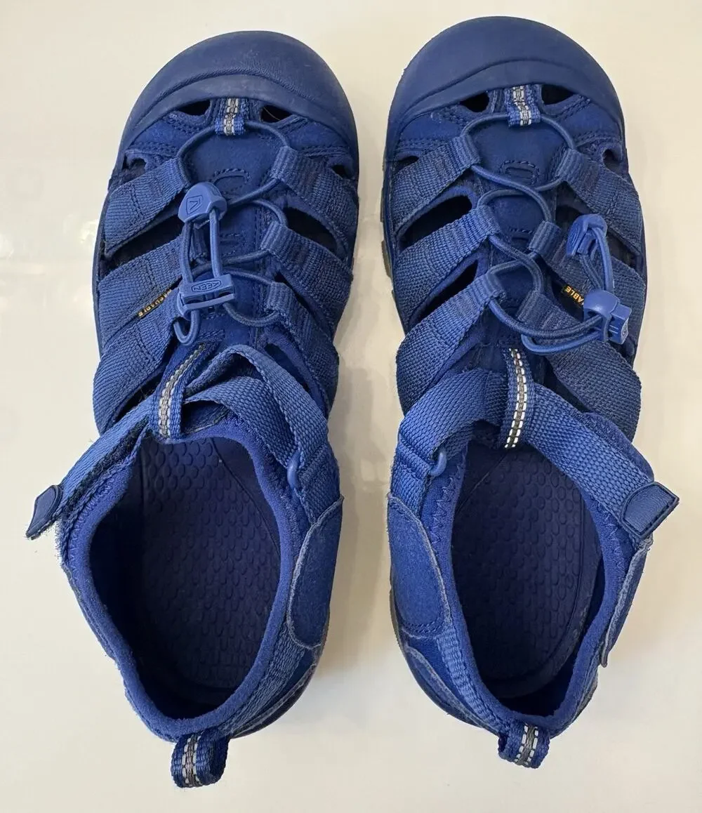 Keen Newport H2 Hiking Surf The Web Youth Water Sandals Size 6.0 Royal Blue